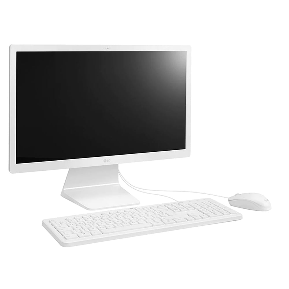 Imagen 2 del producto All in One LG 22V280 21.5"", Intel Celeron N4100, 500GB HDD, 4GB ram, UHD Graphics 600, Win10 Home, teclado español, blanco