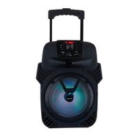 Parlante bluetooth Izuum Trolley con asa y ruedas, led, batería recargable