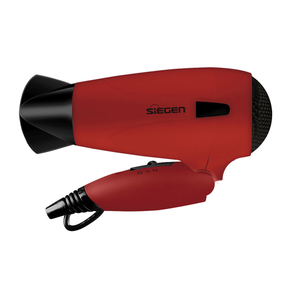 Imagen 2 del producto Secadora de cabello Siegen  SG-3012C03, 1700W, 2 niveles de velocidad y temperatura, rojo