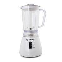 Licuadora Imaco BL4125 350w, 2 velocidades + pulsador, vaso de vidrio 1.25 litros, color blanco