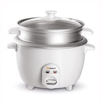 Olla arrocera Imaco RC15, 500w, 1.5 litros, tapa de vidrio, blanco