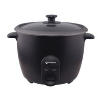Olla arrocera Imaco RC18N 650w, 1.8 litros, tapa de vidrio, negro