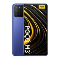 Celular Xiaomi Poco M3 128GB, 4GB RAM, cámara trasera 48MP y frontal 8MP, 6.52"", azul