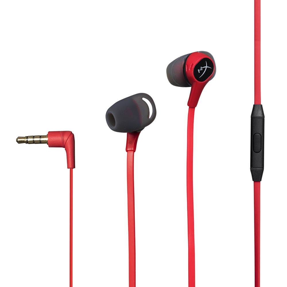 Imagen 2 del producto Audífonos gamer Hyperx Cloud Earbuds conexión 3.5 mm, 65 ohm, sensibilidad -42 dB, compatible Nintendo Switch