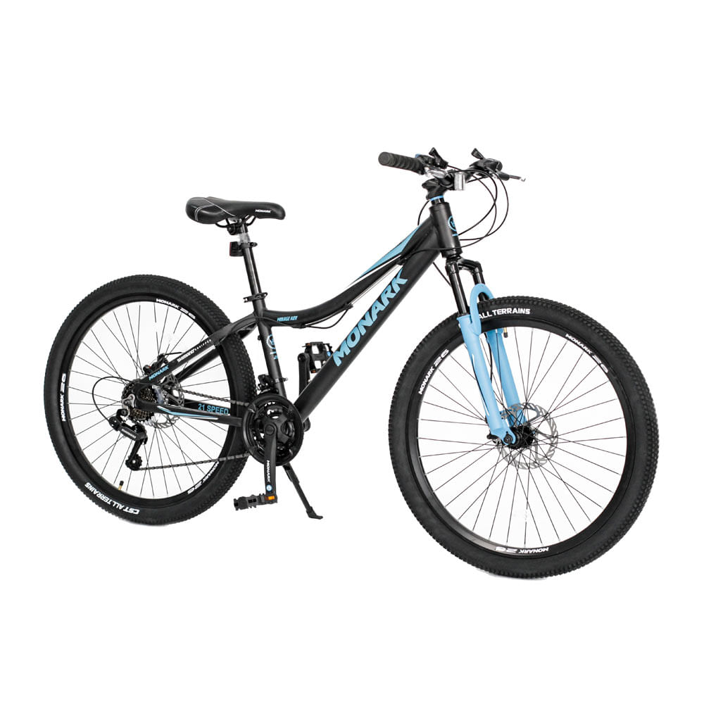 Imagen 2 del producto Bicicleta montañera Monark Mirage Advanced aro 26"",  negro y azul