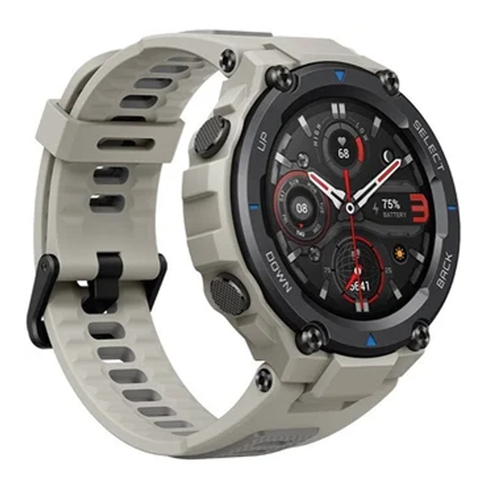 Imagen 2 del producto Smartwatch Amazfit T-Rex Pro resistente al agua, máx 18 días, 100 modos deportivos, 1.3"", gris