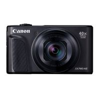 Cámara Canon PowerShot SX-740HS 4K, 20.3MP, wifi y bluetooth, negro