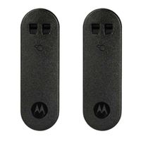 Doble clip de cinturón con silbato Motorola para radio frs Talkabout T400/T600, negro