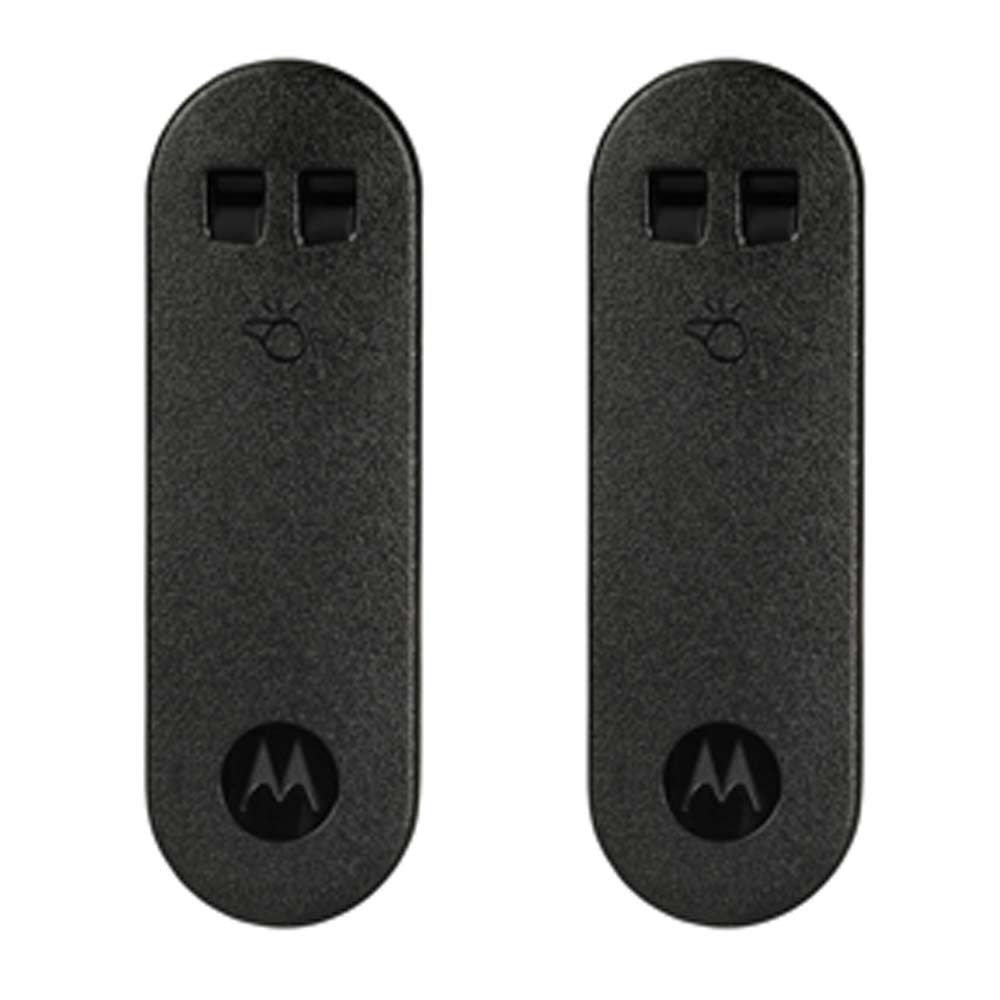 Imagen 1 del producto Doble clip de cinturón con silbato Motorola para radio frs Talkabout T400/T600, negro