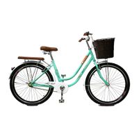 Bicicleta Jafi Lady Skura aro 26"", verde
