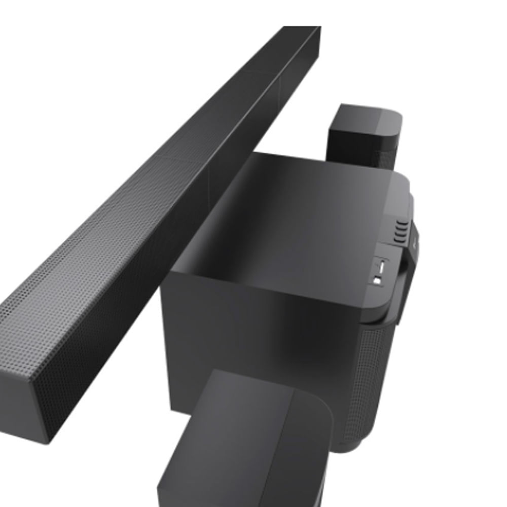 Imagen 2 del producto Barra de sonido Klip Xtreme Zaffire KSB-500, 5.1, 300W, bluetooth, usb/sd, control remoto