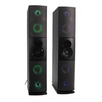 Parlante torre Kip Xtreme Duet KFS-600 2800W, bluetooth, micrófono inalámbrico, luces led, control remoto