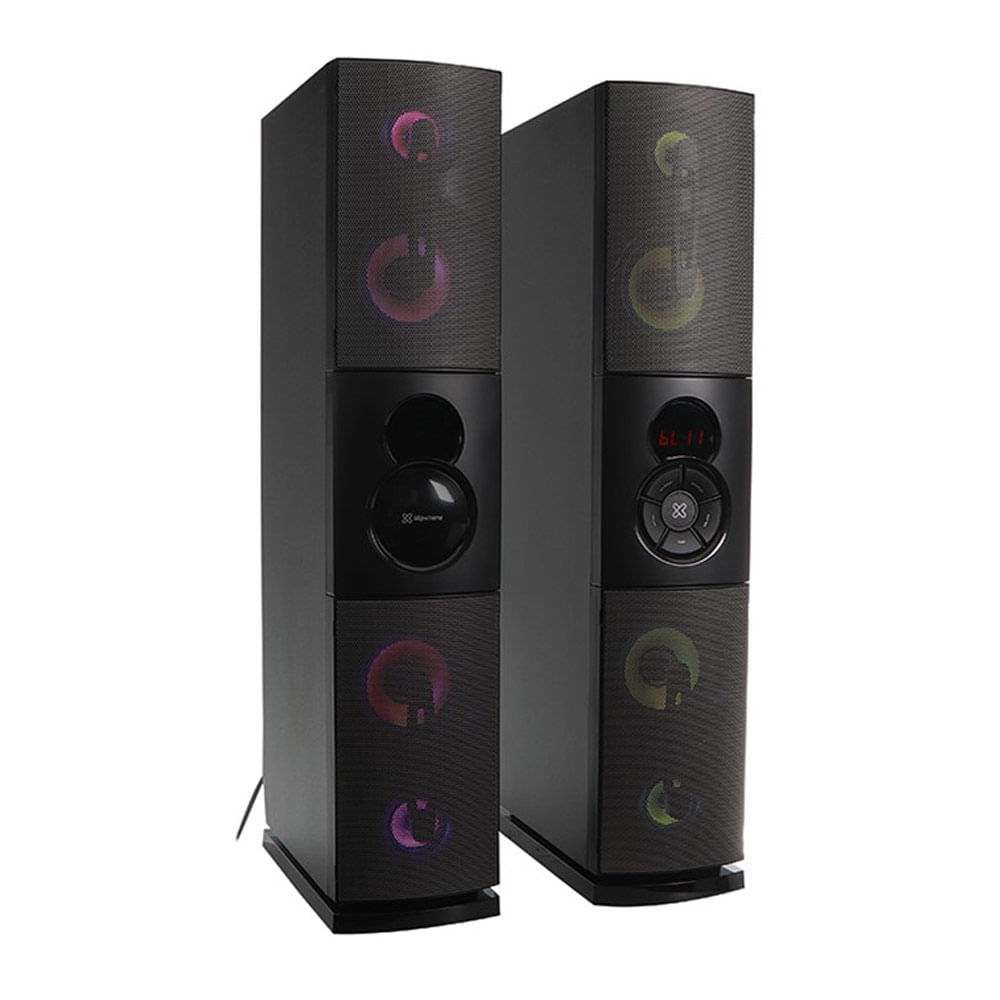 Imagen 2 del producto Parlante torre Kip Xtreme Duet KFS-600 2800W, bluetooth, micrófono inalámbrico, luces led, control remoto