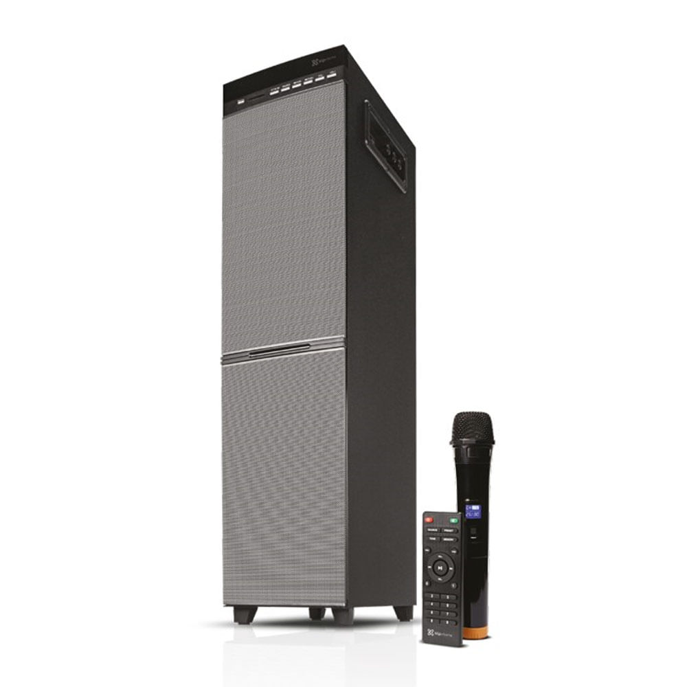 Imagen 2 del producto Parlante torre Kip Xtreme Forte KFS-500 3000W, bluetooth, micrófono inalámbrico, luces led, control remoto