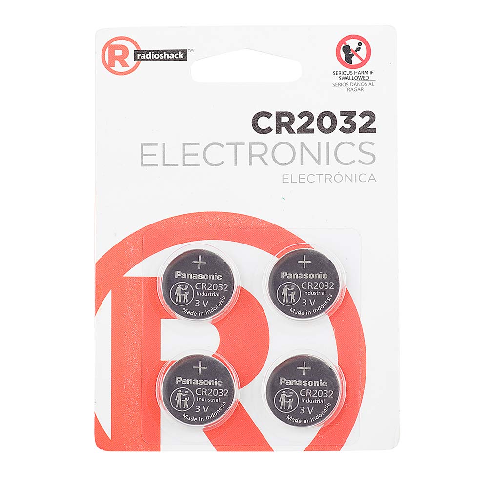 Pilas botón Radioshack CR2032 x4