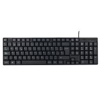 Teclado alámbrico Coolbox Teraware Westminster, USB Membrana español, negro