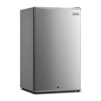 Frigobar Libero LFB119S inox, 92 litros
