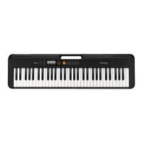 Órgano electrónico Casio CT-S200BKC2-ADAP, 61 teclas, 400 tonos, 60 canciones, negro