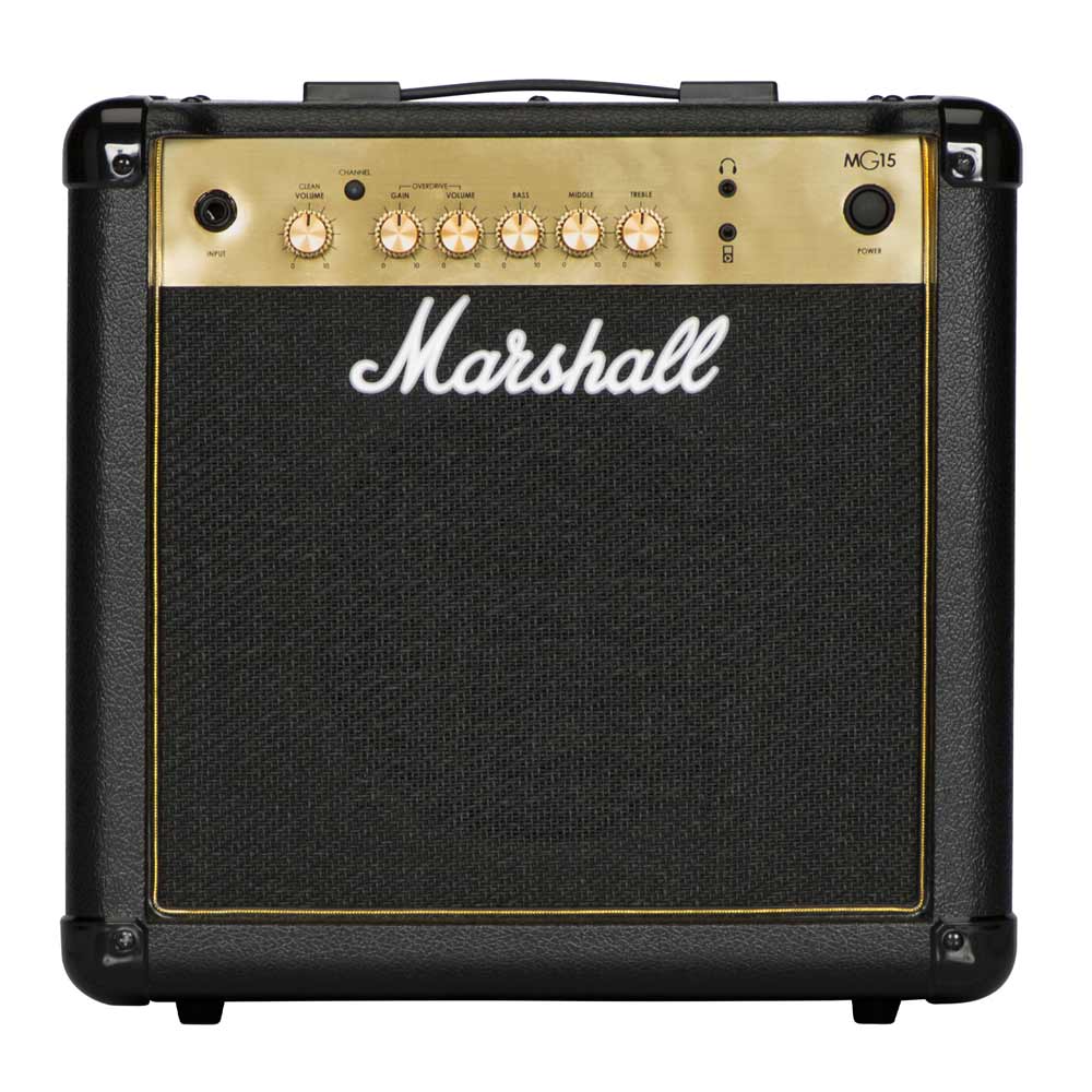 Imagen 2 del producto Amplificador para guitarra Marshall MG15G-E, 15W, parlante 8”, 2 canales, negro