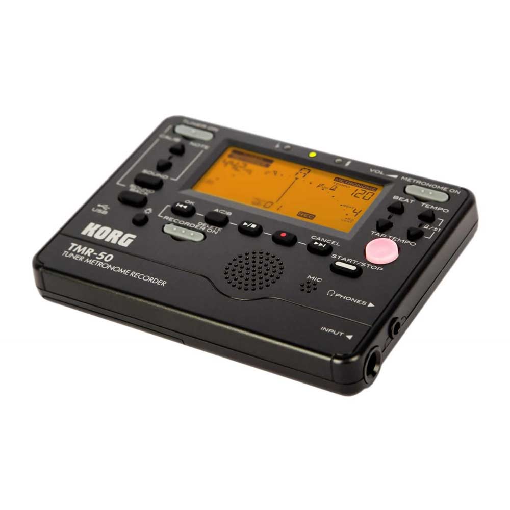 Imagen 2 del producto Afinador Korg con micrófono y altavoz integrado, grabación PCM Lineal, puerto micro USB, negro