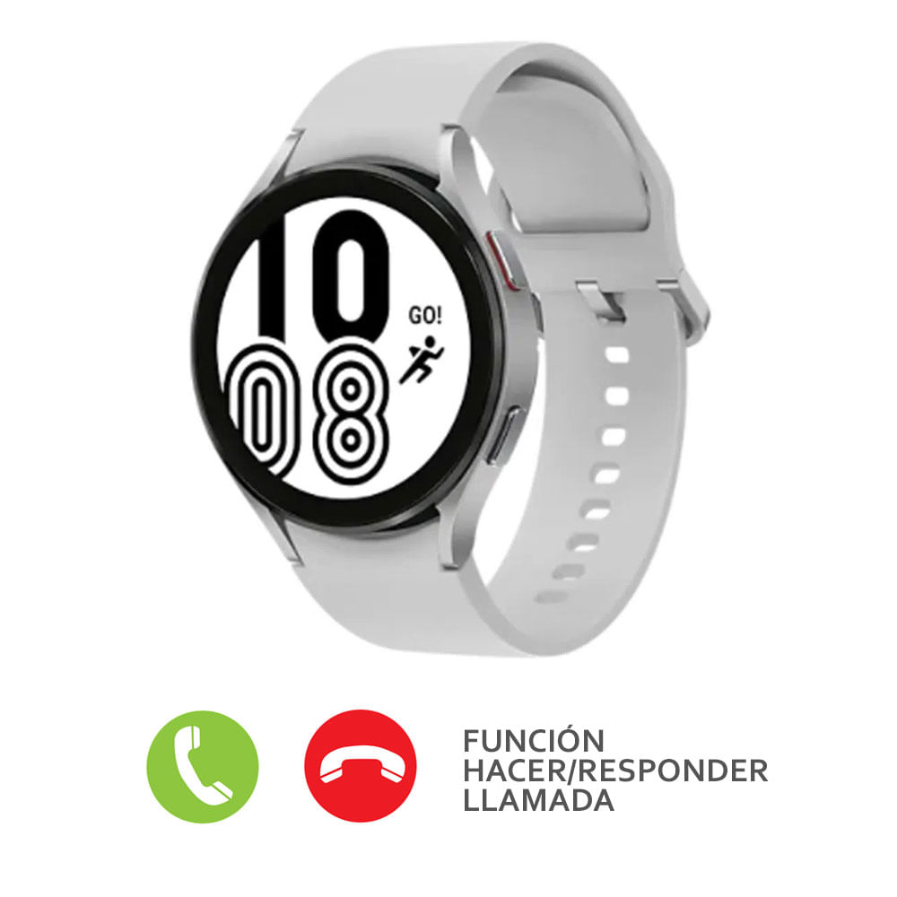 Imagen 2 del producto Smartwatch Samsung Galaxy Watch 4 bluetooth, resistente al agua, máx 40 horas, modos deportivos, 44mm, plateado