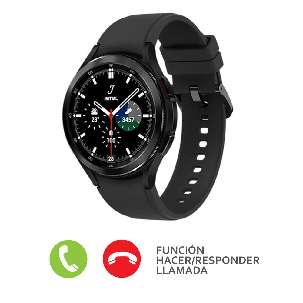Imagen 2 del producto Smartwatch Samsung Galaxy Watch 4 Classic bluetooth, resistente al agua, máx 40 horas, modos deportivos, 46mm, negro