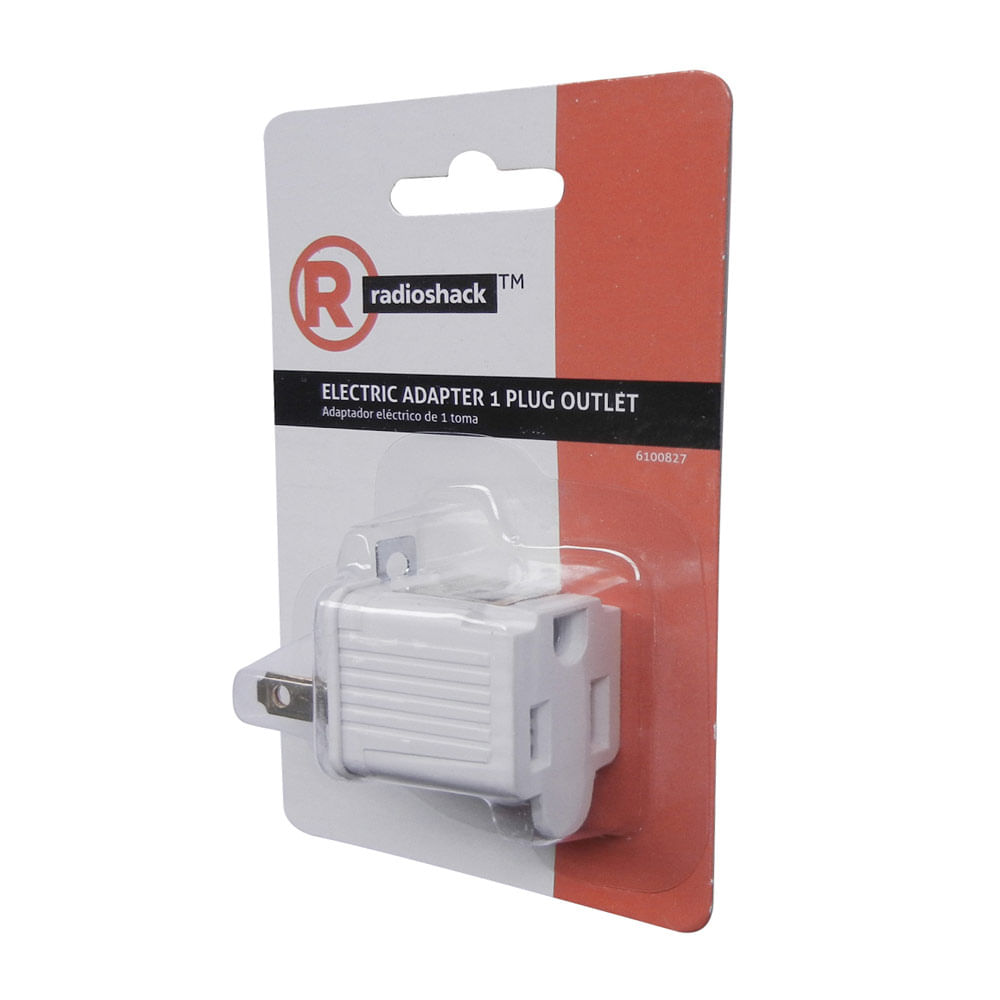 Imagen 2 del producto Adaptador de corriente Radioshack espiga planas, 15A, 125VA, blanco