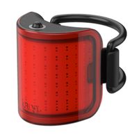 Luz posterior Knog Cobber hasta 50 lúmenes, luz roja, recargable USB, visibilidad 330°
