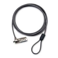 Candado con combinación para laptop Targus PA410U, 4 dígitos, cable de acero galvanizado