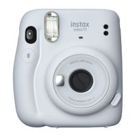 Cámara instantánea Fujifilm Instax mini 11 enfoque automático, lente 60mm, blanco hielo