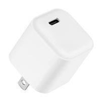 Cargador de pared Coolbox GMobile 1 puerto tipo C, 3A, 20W, carga rápida, blanco