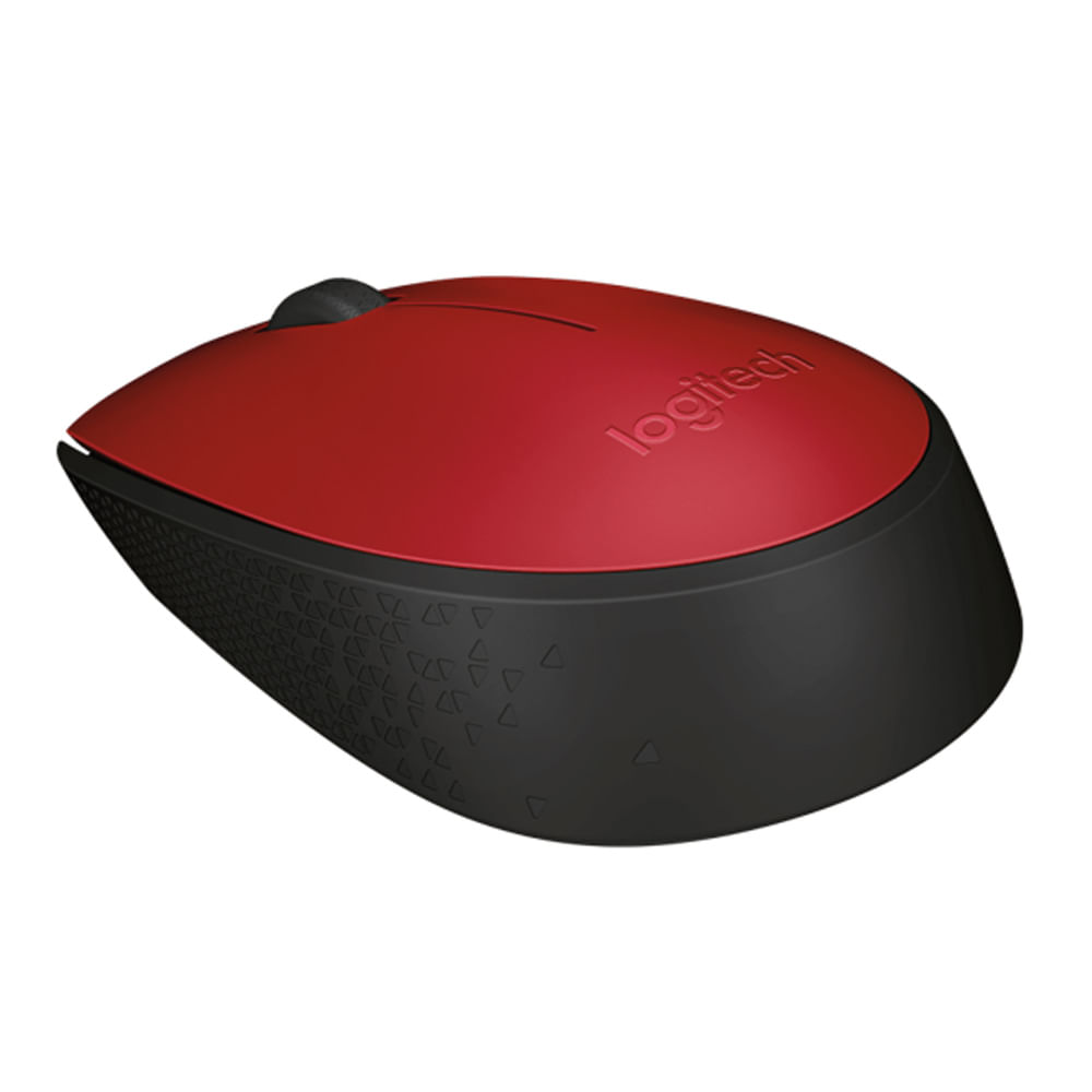 Imagen 2 del producto Mouse inalámbrico Logitech M170 receptor usb, 1000 dpi, 3 botones, usa pila, rojo