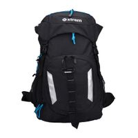 Mochila Xtrem Trail Pro SS22, polyester, negro y azul