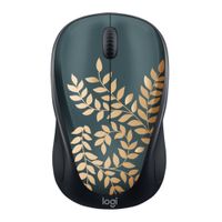 Mouse inalámbrico Logitech M317C GOLDEN GARDEN, receptor usb, 1000 dpi, 3 botones, usa pila