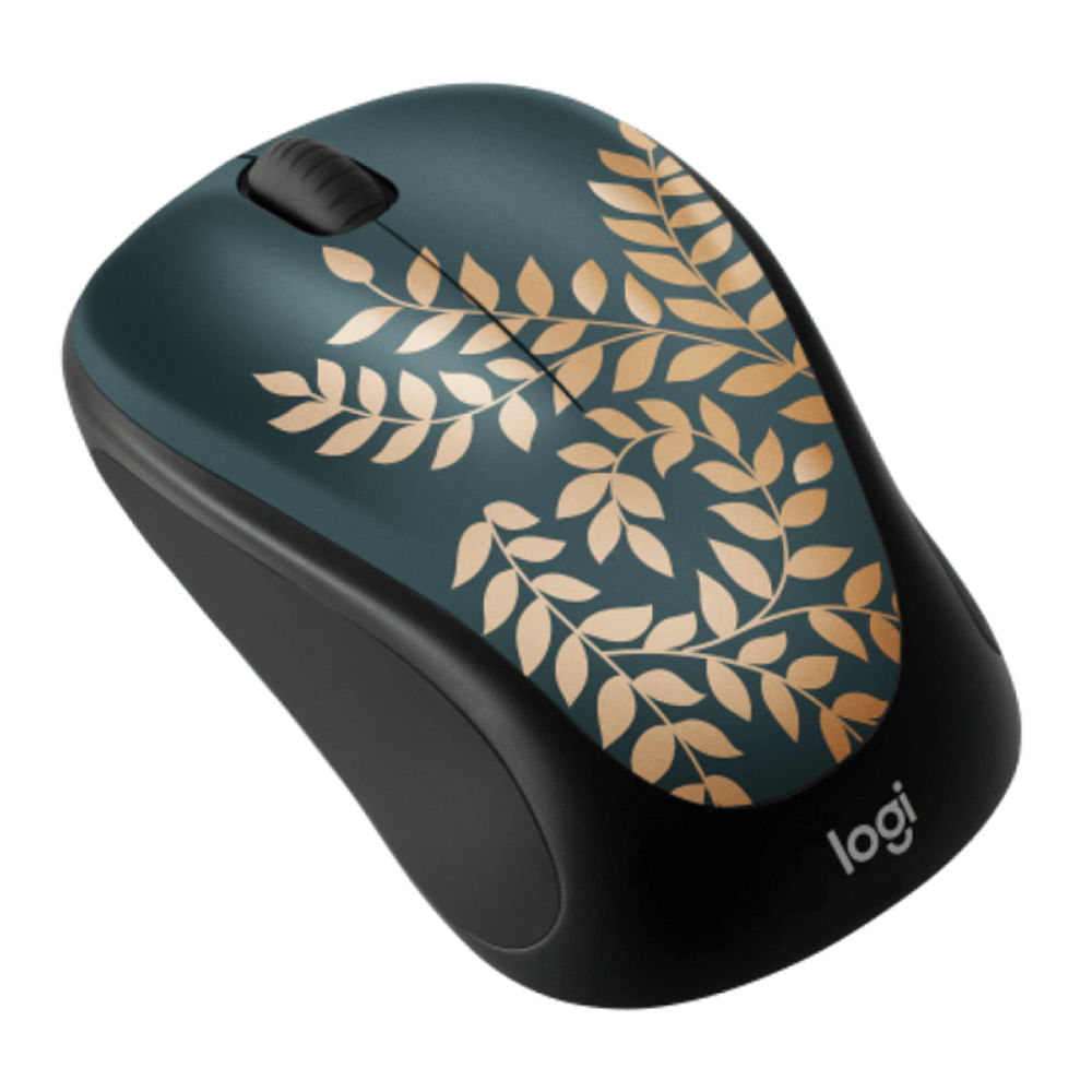Imagen 2 del producto Mouse inalámbrico Logitech M317C GOLDEN GARDEN, receptor usb, 1000 dpi, 3 botones, usa pila