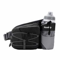 Cangurera Roadtrip, capacidad máxima de 700ml, tejido anti-desgarro, negro