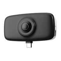 Cámara Kandao QooCam Fun 360°, con conexión USB-C para transmisión en vivo