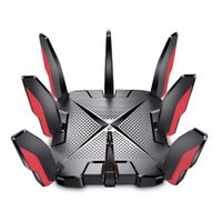Router Gamer Wifi 6 TP-Link Archer GX90, Tri Banda, 574Mbps en 2.4GHz y 4804Mbps/1201Mbps en 5GHz, 8 antenas, 5 puertos Ethernet y 2 puertos USB