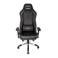 Silla de oficina Akracing Titan tapiz cuero pu, máx. 150 kg negro