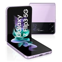 Celular Samsung Galaxy Z Flip 3 5G, 128GB, 8GB RAM, cámara trasera 12MP y frontal 10MP, 6.7"", Octa-Core, morado