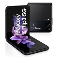 Celular Samsung Galaxy Z Flip 3 5G, 128GB, 8GB RAM, cámara trasera 12MP y frontal 10MP, 6.7"", Octa-Core, negro
