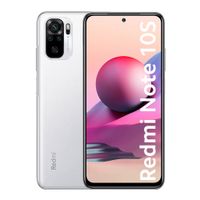 Celular Xiaomi Redmi Note 10S, 128GB, 6GB RAM, cámara trasera 64MP y frontal 13MP, 6.43"", blanco