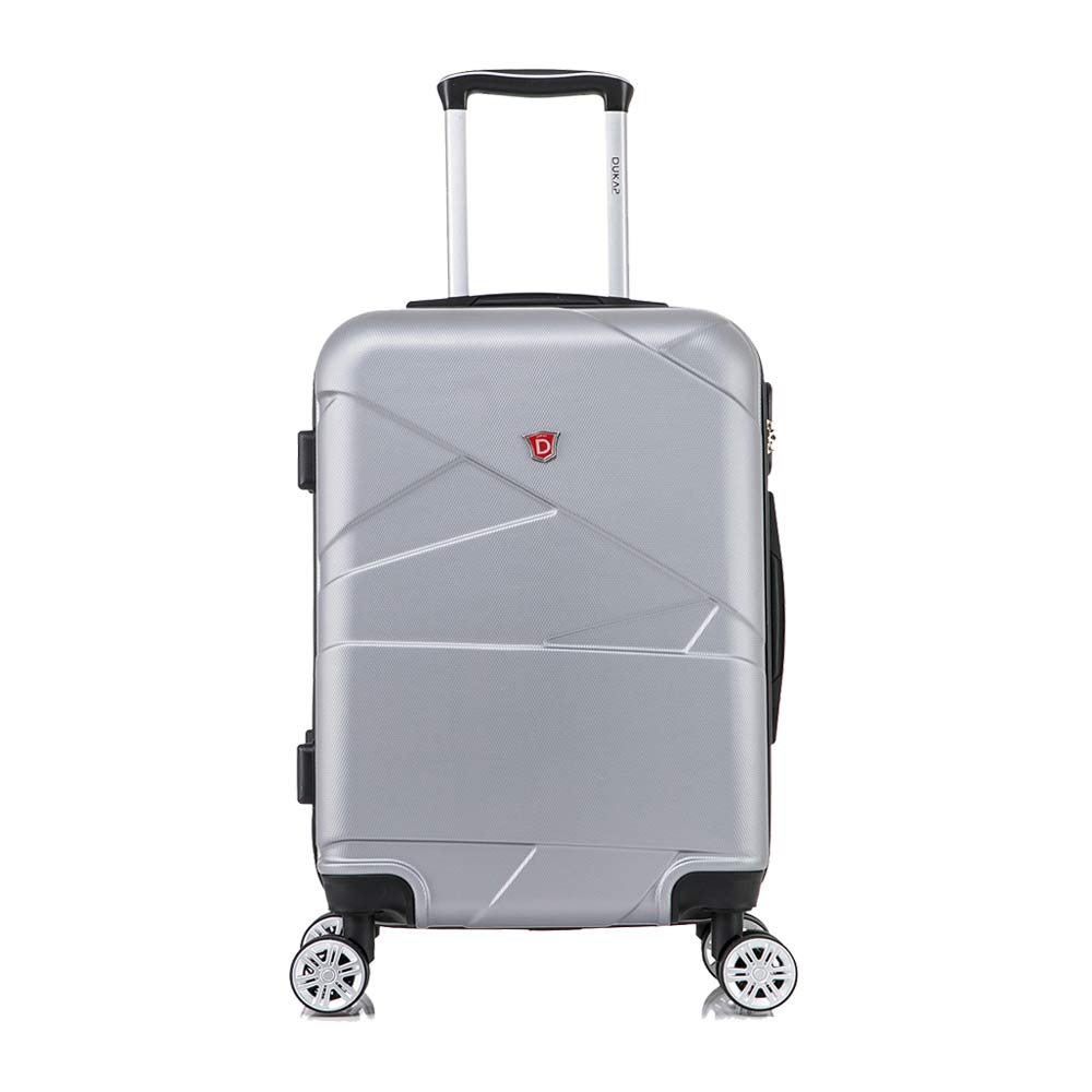 Imagen 2 del producto Maleta cabinera Dukap Niza 4 ruedas, capacidad 10 kg, plateado