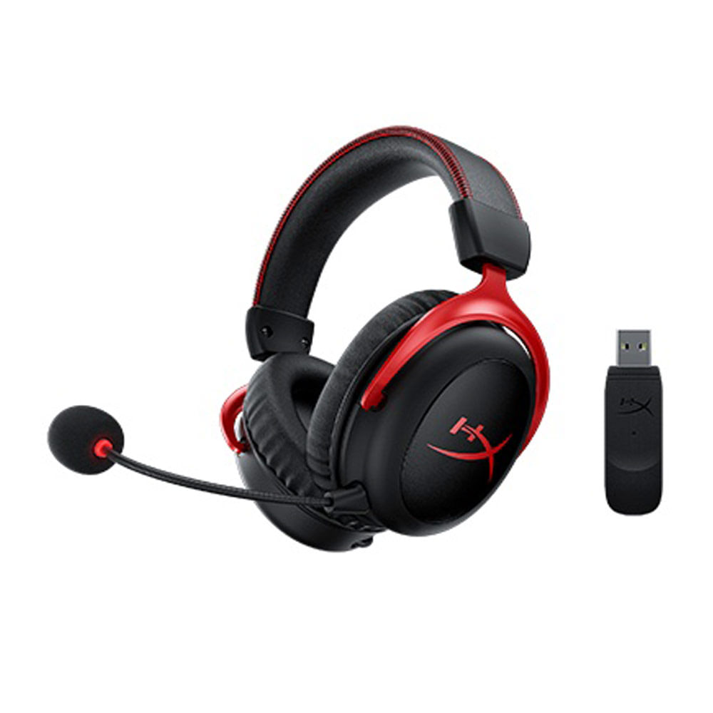Imagen 2 del producto Audífonos gamer Hyperx Cloud II máx. 30 horas, 60 ohm, sensibilidad -20 dBV, rojo y negro
