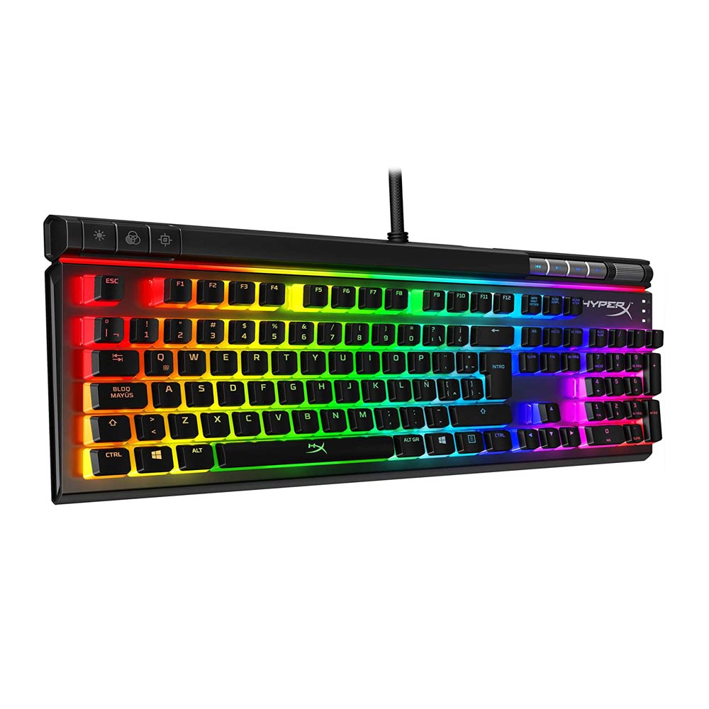 Imagen 2 del producto Teclado gamer alámbrico Hyperx Alloy Elite 2, conexión USB, mecánico, RGB