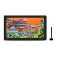 Tableta gráfica Huion Kamvas 22 PLUS área de trabajo 47.66 x 26.81 cm, conectividad HDMI/dvi/USB  + incluye lápiz PW517