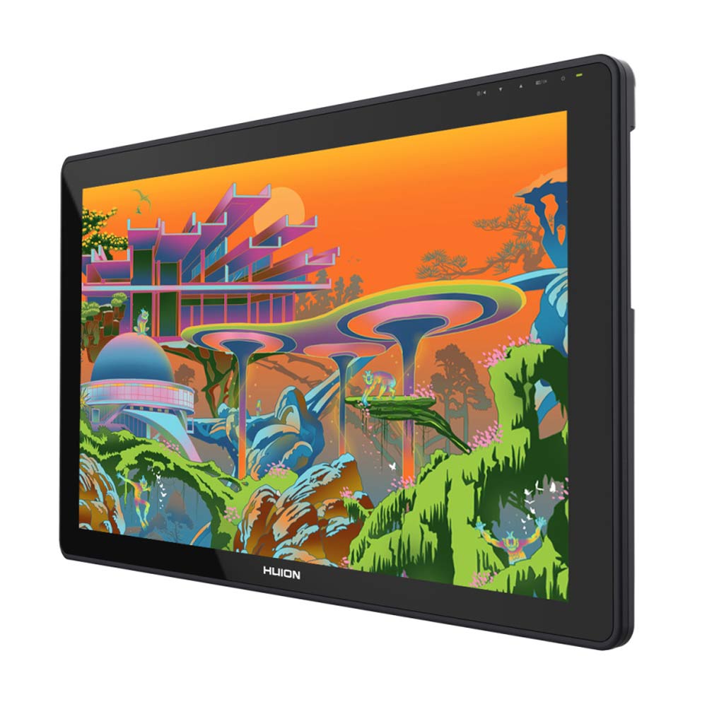 Imagen 2 del producto Tableta gráfica Huion Kamvas 22 PLUS área de trabajo 47.66 x 26.81 cm, conectividad HDMI/dvi/USB  + incluye lápiz PW517