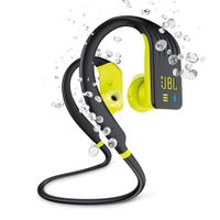Audífonos bluetooth in ear JBL Endurance Dive IPX7, máx. 8 horas, reproductor MP3, 1GB, negro y amarillo