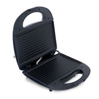 Sandwichera grill Imaco ISG014A 700w, capacidad para 2 panes, placas antiadherente, negro
