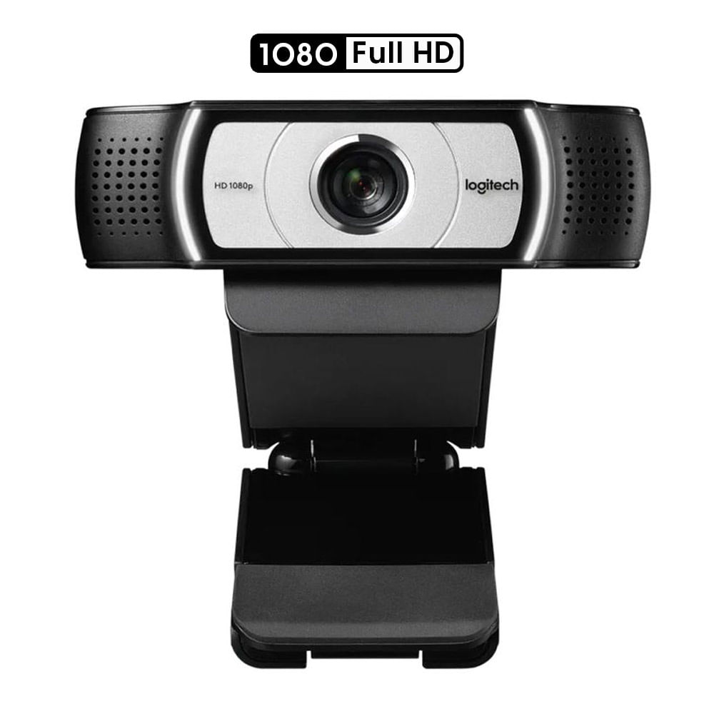 Imagen 2 del producto Cámara web Logitech empresarial C930e FHD 1080p, conexión USB, micrófono integrado, tapa de privacidad, cable 1.5 m, negro